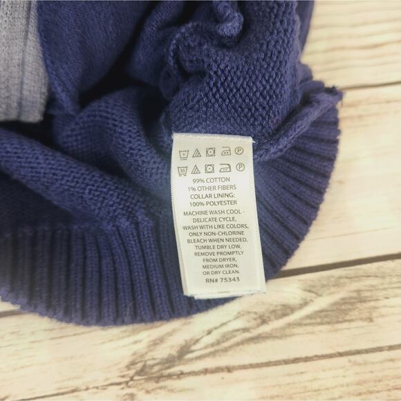 Jarvis Archer Boy's 6 Zip Knit Sweater Snow Flakes Coat Fall Winter Cozy - Picture 5 of 5